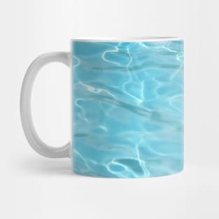 preppy summer beach turquoise aqua blue ocean waves Mug